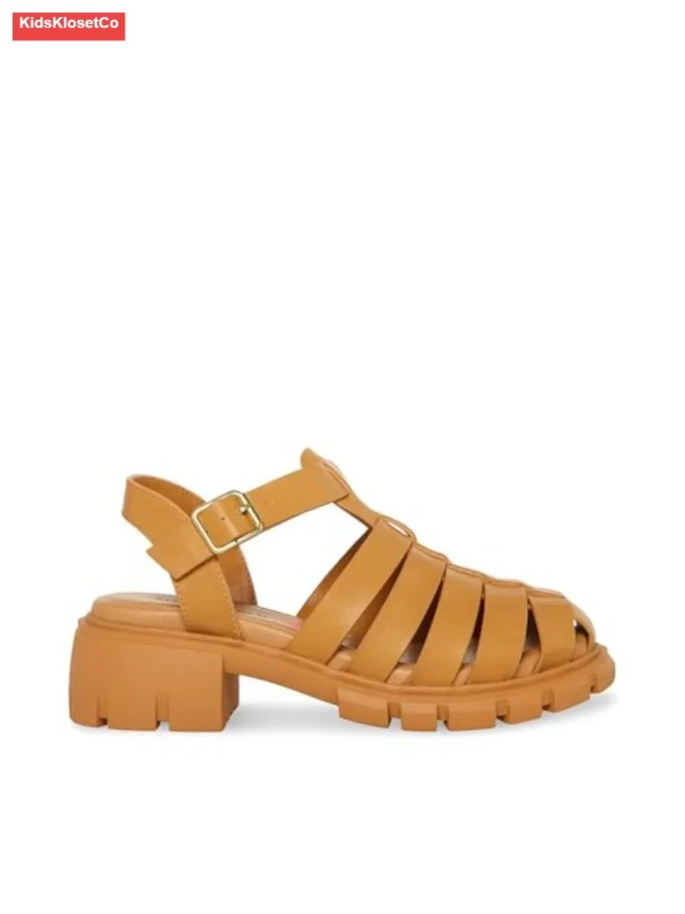 Girls Heeled Sandals with Memory Foam Cushioning